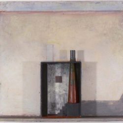 TA Harris, Tom, artist, The Alters, mixed media, yakima, new materials, paintings composition, construction, assemblage, set, collage, encaustic, color, frottage, whimsical, found objects, stage, theater, Guggenheim